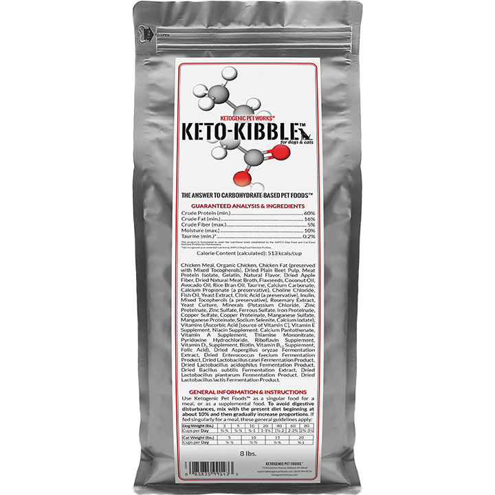 Ketogenic Pet Foods Keto-Kibble Dry Food